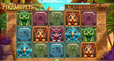 Pyramid Pets pokie screenshot