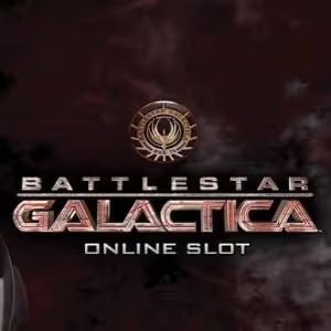 Battlestar Galactica slot game with a sci-fi space theme based on the popular TV show