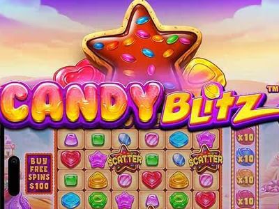 Candy Blitz slot game featuring vibrant candies and a sugar rush theme