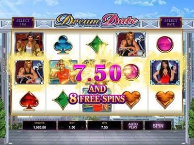 Dream Date slot machine winning free spins