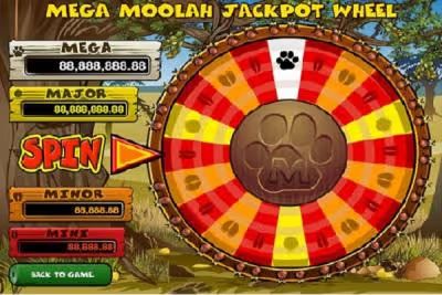 Mega Moolah Slot Jackpot Wheel