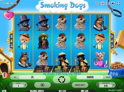 Smoking Dogs Slot Game