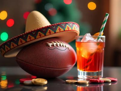 Cinco de Mayo festive football with a sombrero