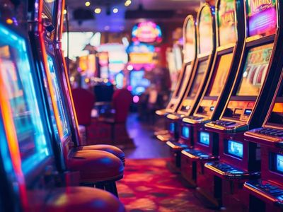 slot machines in a casino