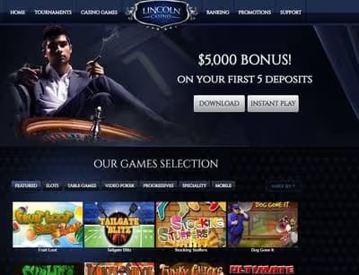 Lincoln Casino Welcome Bonus