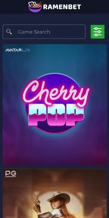 ラーメンベット スロットページ（モバイルビュー）