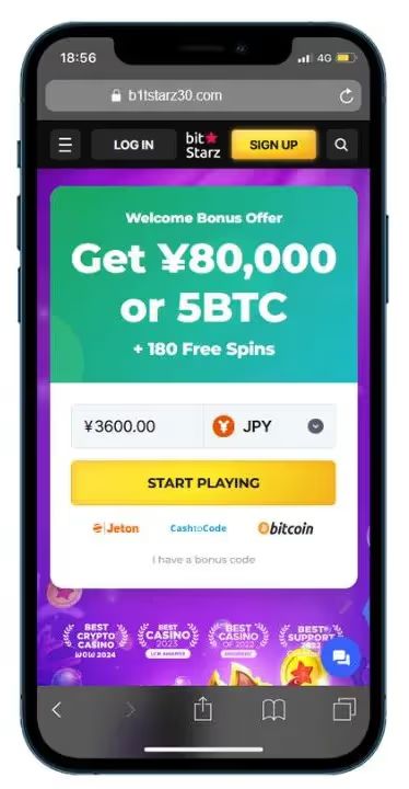 bitstarz home mobile