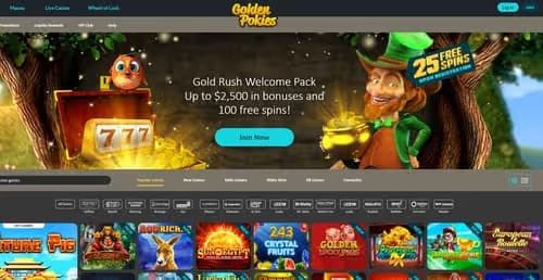 Golden Pokies Casino Welcome Bonus