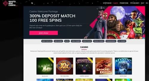SportsandCasino.com Welcome Bonus