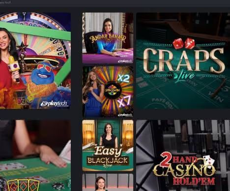 Knightslots Casino live gameshows screenshot