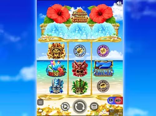 Hawaiian Dream GOLD Gameplay Screen