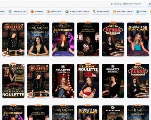 Cazimbo Casino live casino screenshot