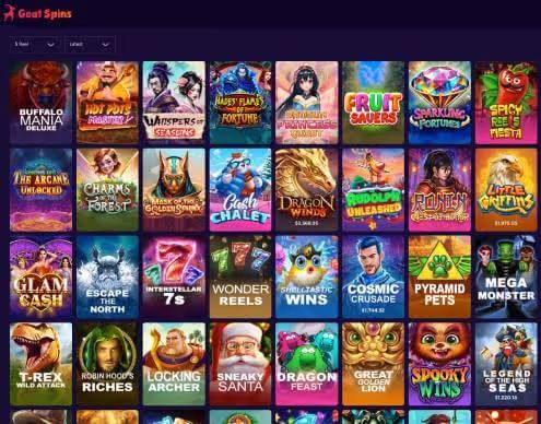 goat spins casino online slots screenshot