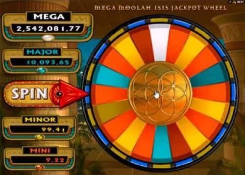 Mega Moolah progressive jackpot slot game