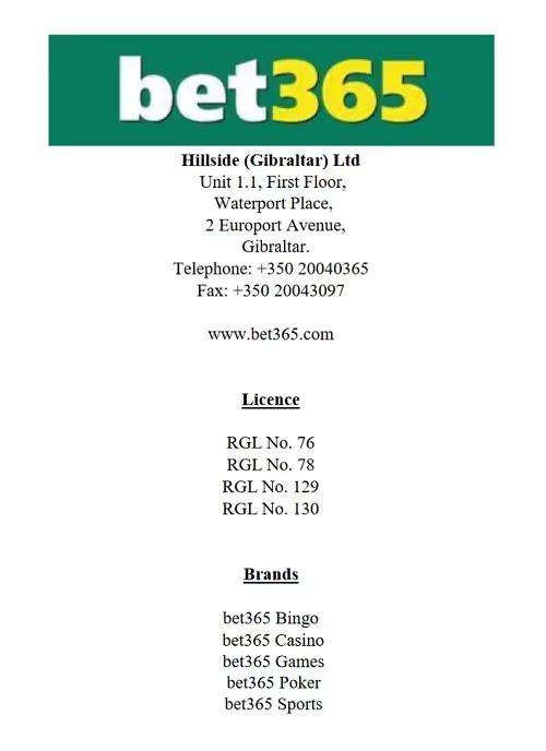 bet365 lisence 1