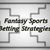 Sports Games fantasy sports strategies a simple fantasy sports 26500