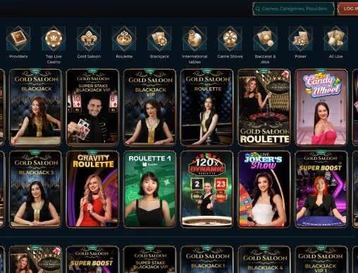 MonsterWin Casino live casino games screenshot