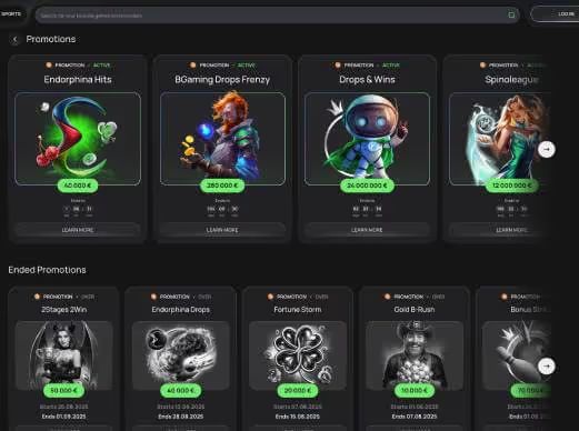 Flagman Casino promotions screenshot