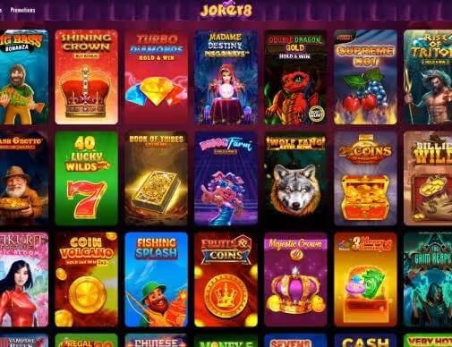 Joker8 Casino online slots screenshot