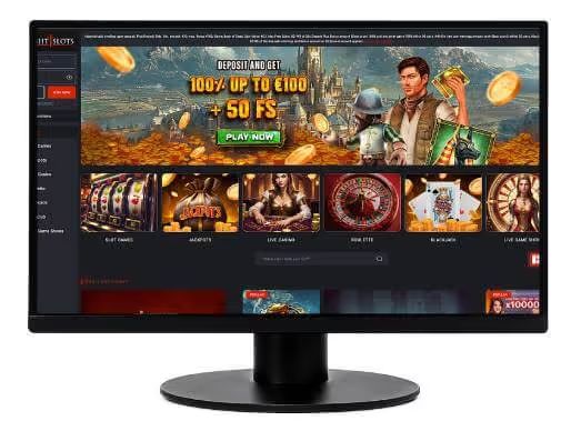 Knightslots Casino desktop screenshot