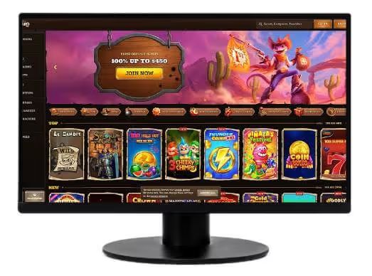 Lizaro Casino desktop screenshot