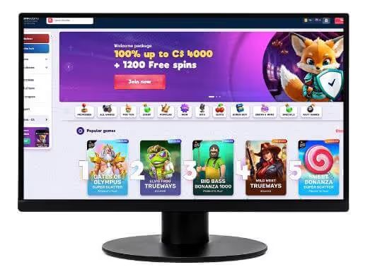 Safe Casino desktop screenshot