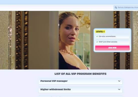 OnlySpins Casino VIP screenshot