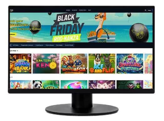 Ripper Casino desktop screenshot