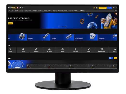 Betandyou screenshot dessktop