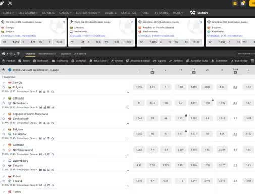 Betandyou sportsbook screenshot