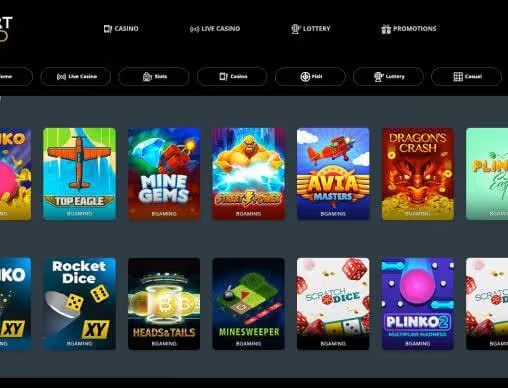 Bogart Casino casual games screenshot