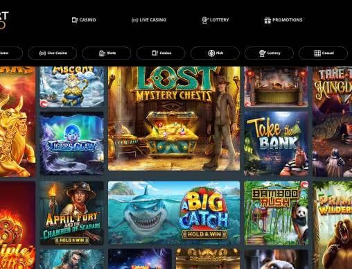 Bogart Casino online slots screenshot