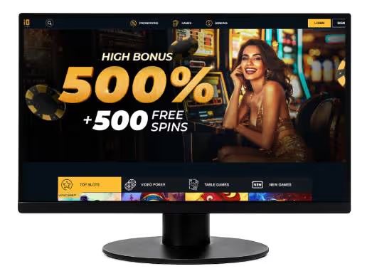 Brango Casino homepage screenshot on descktop