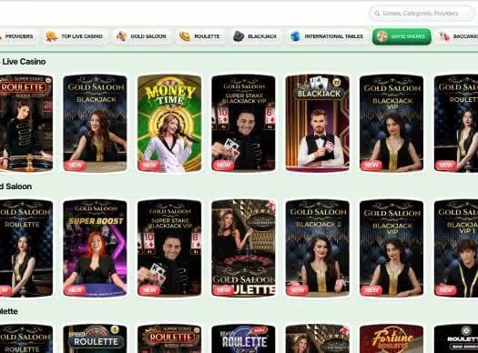 Casinolo Casino live games screenshot