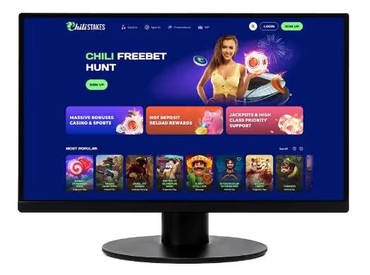 Chillestakes Casino screenshot desktop