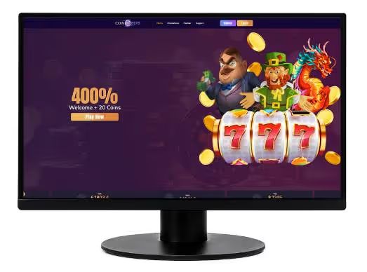 CoinBets777 Casino desktop screenshot