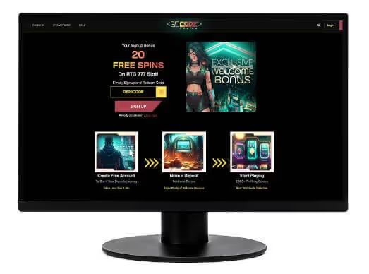 Decode Casino screenshot desktop