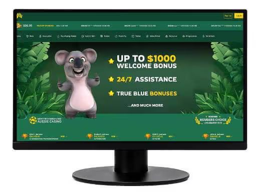 Fair Go Casino desktop screenshot