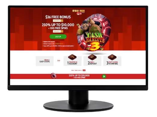 Grande Vegas Casino desktop screenshot