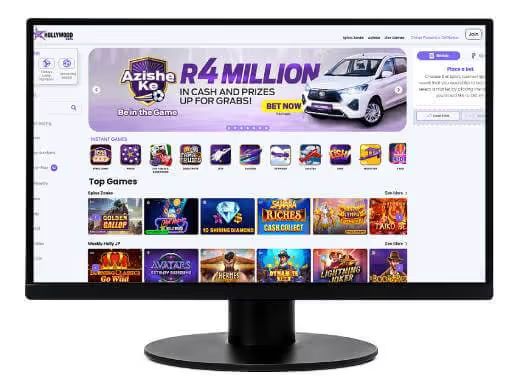 Hollywoodbets desktop screenshot