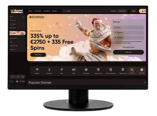 Ludios Casino desktop screenshot