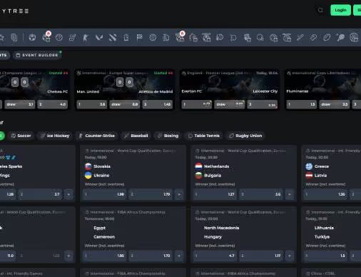 Moneytree.Games sportsbook screenshot