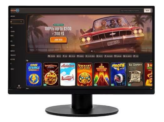 Neon54 Casino desktop screenshot