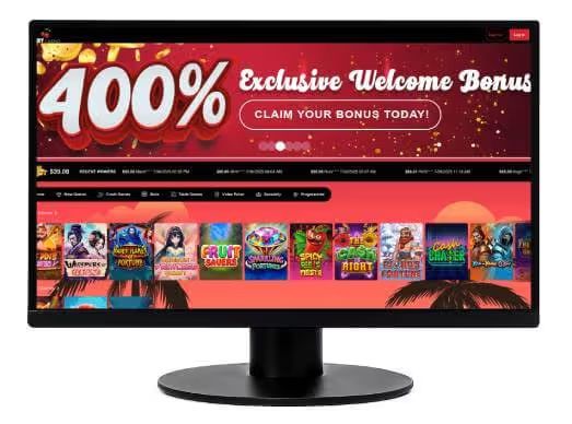 Red Cherry Casino desktop screenshot