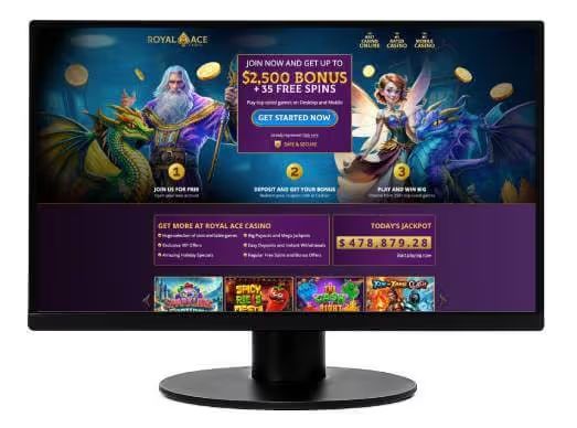 Royal Ace Casino on desktop screenshot