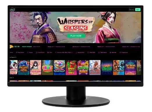 Uptown Aces Casino screenshot desktop