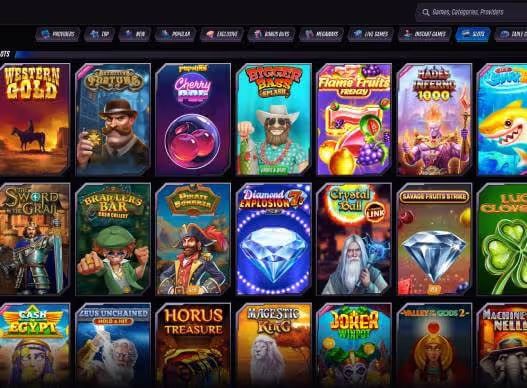 Winrolla Casino online slots screenshot