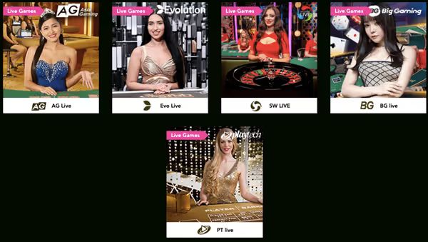 カジノジャンボリーのライブカジノ