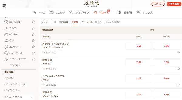 super rizin 2 yugado