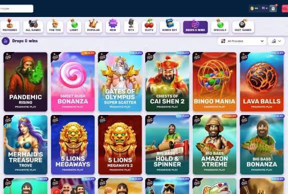 Safe Casino drops and win screenshot